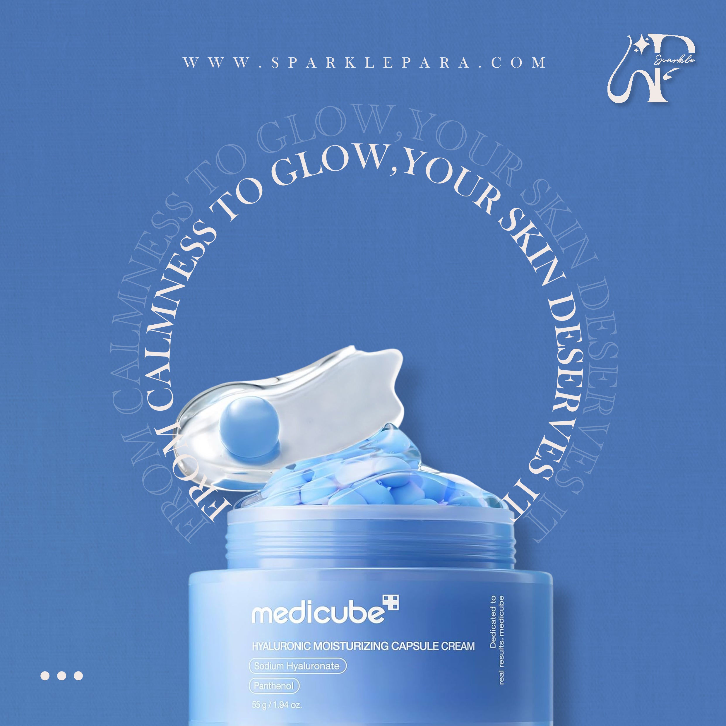 MEDICUBE Hyaluronic Moisturizing Capsule Cream‏