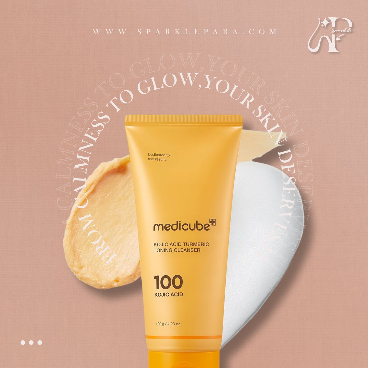 Medicube Kojic Acid Turmeric Toning Cleanser