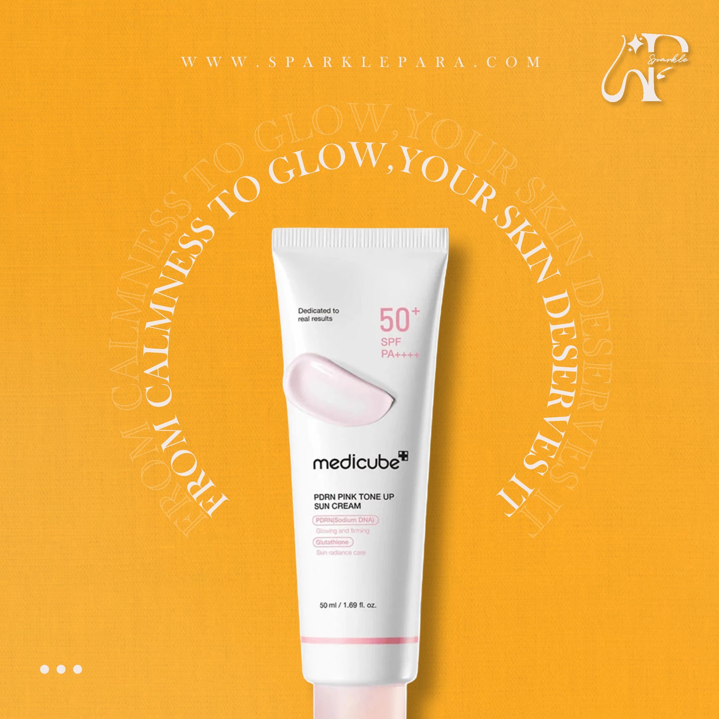 MEDICUBE PDRN Pink Tone Up Sun Cream