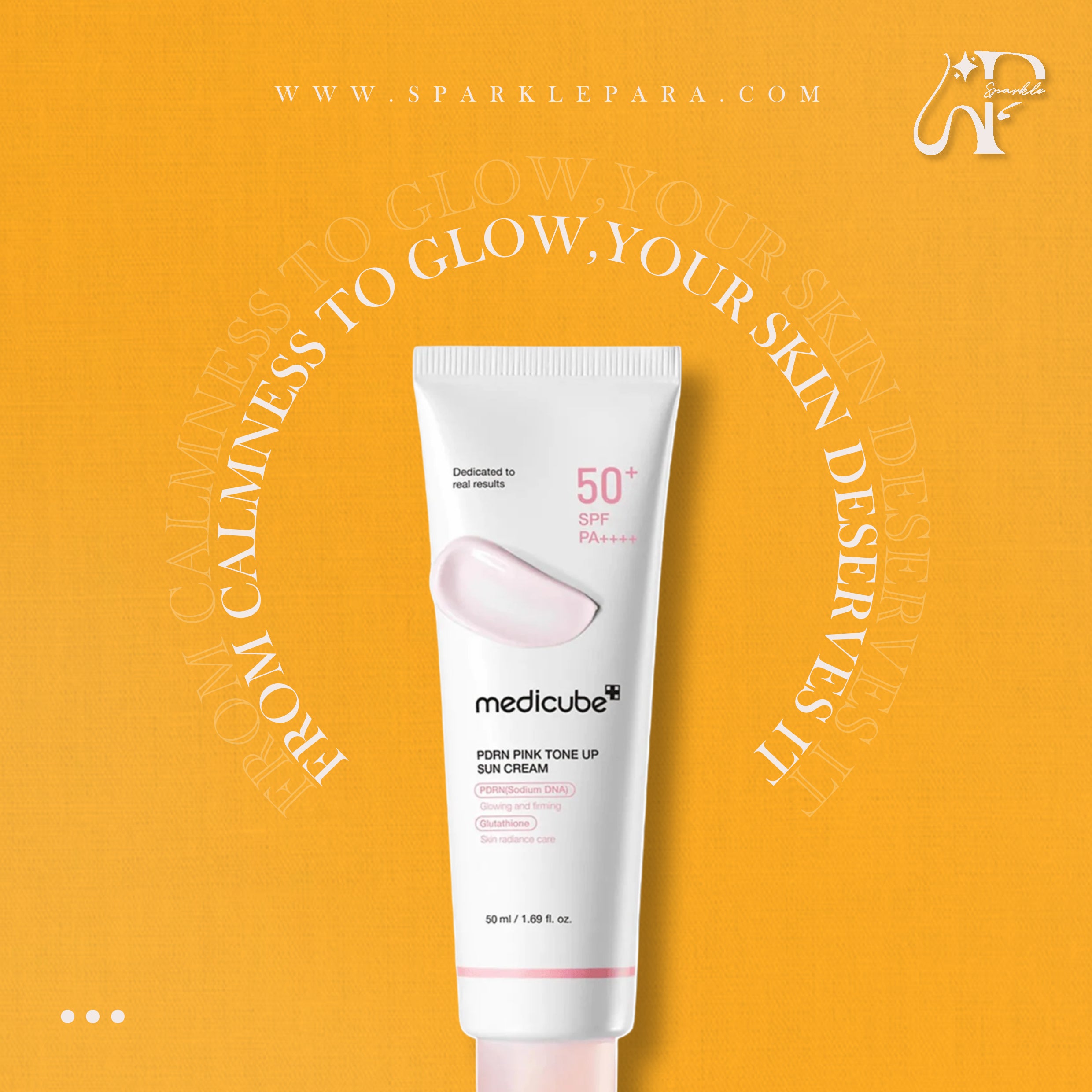 MEDICUBE PDRN Pink Tone Up Sun Cream
