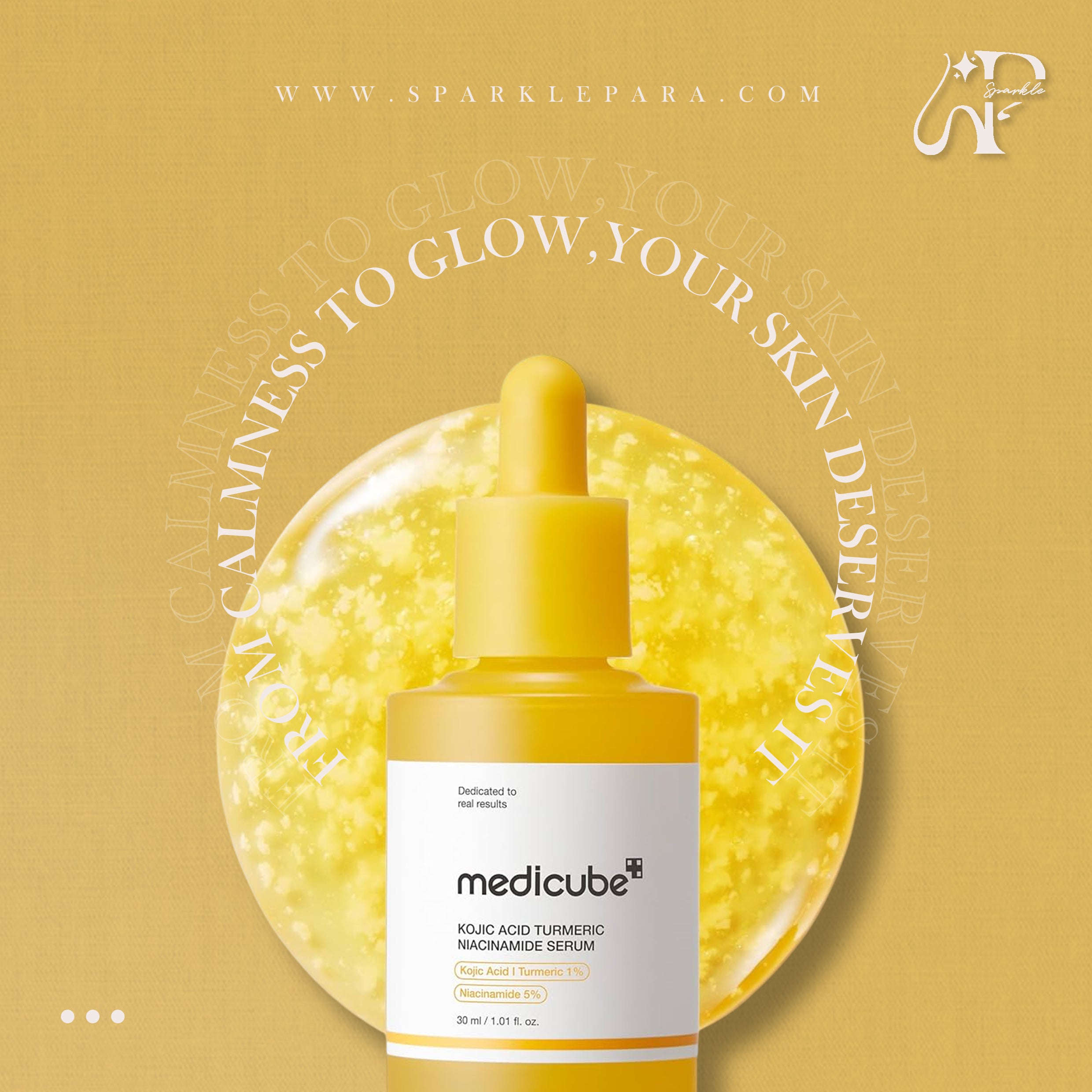 Medicube Kojic Acid Turmeric Niacinamide Serum