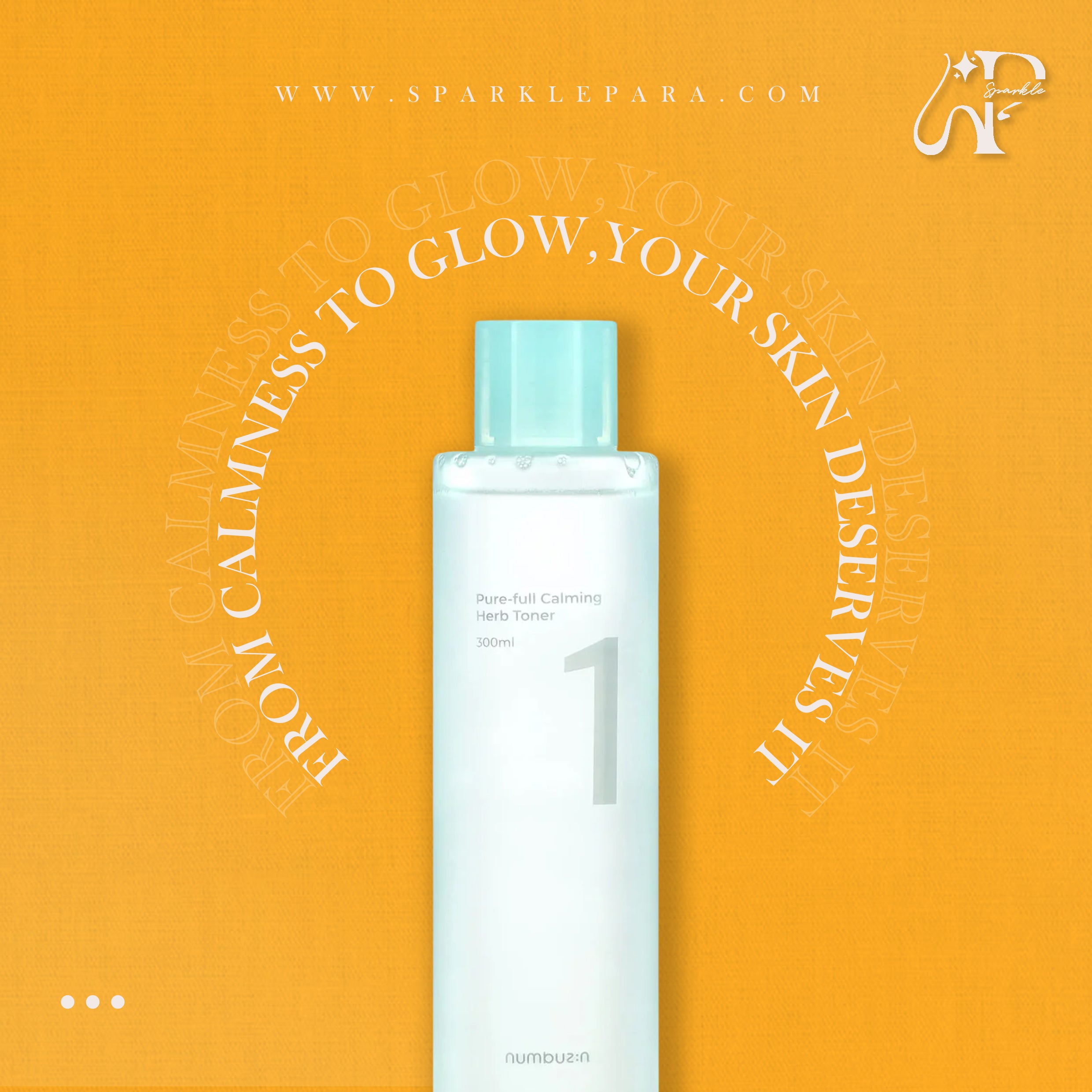 Numbuzin No. 1 Pure-Full Calming Herb Toner - 300ml ‏