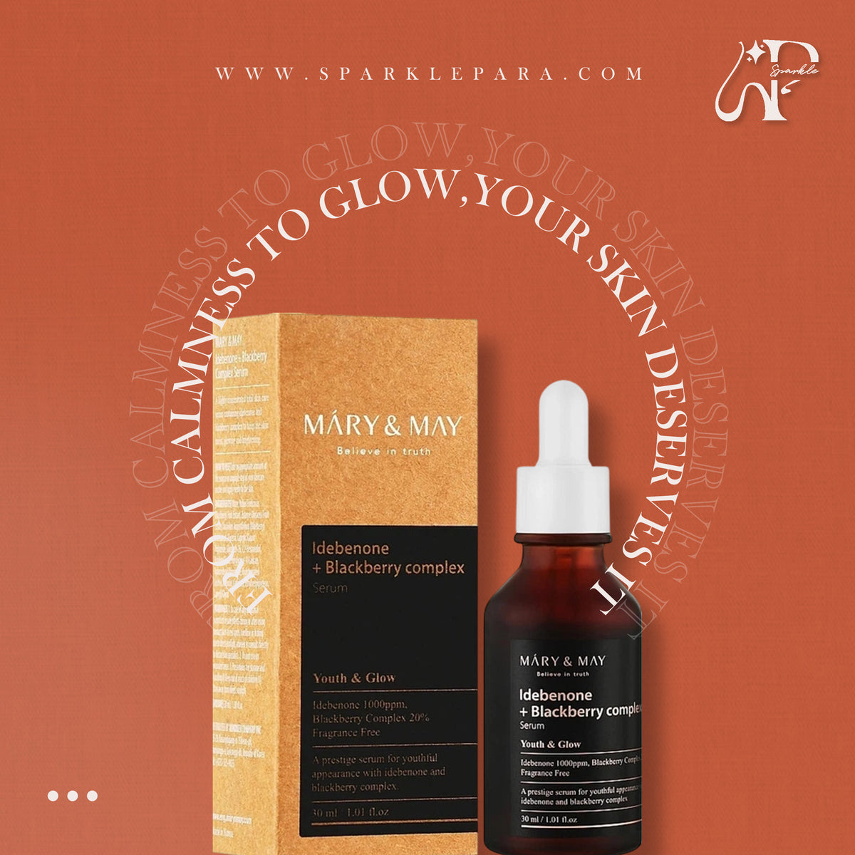 Mary & May Idebenone + Blackberry Complex Serum