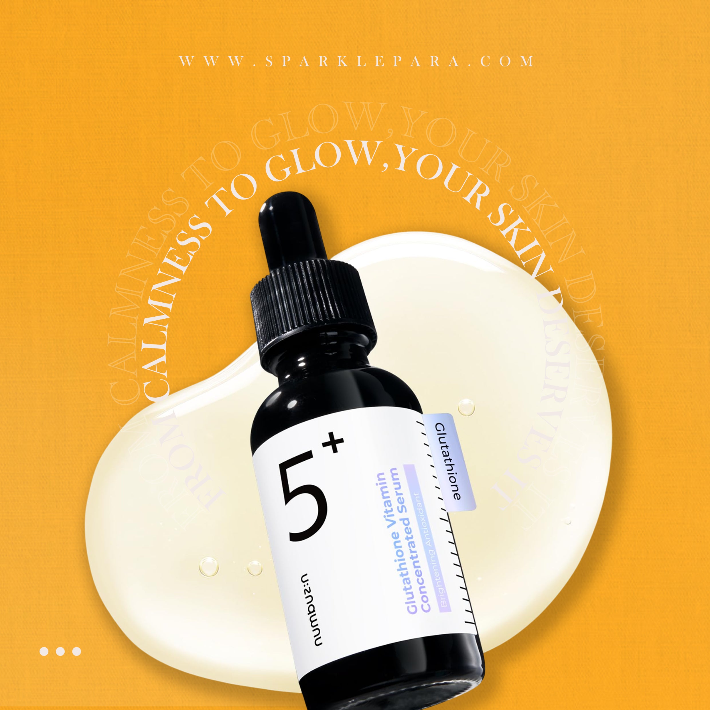 Numbuzin No.5+ Glutathione Vitamin Concentrated Serum Sparkle Para Numbuzin No.5+ Glutathione Vitamin Concentrated Serum Sparkle Para