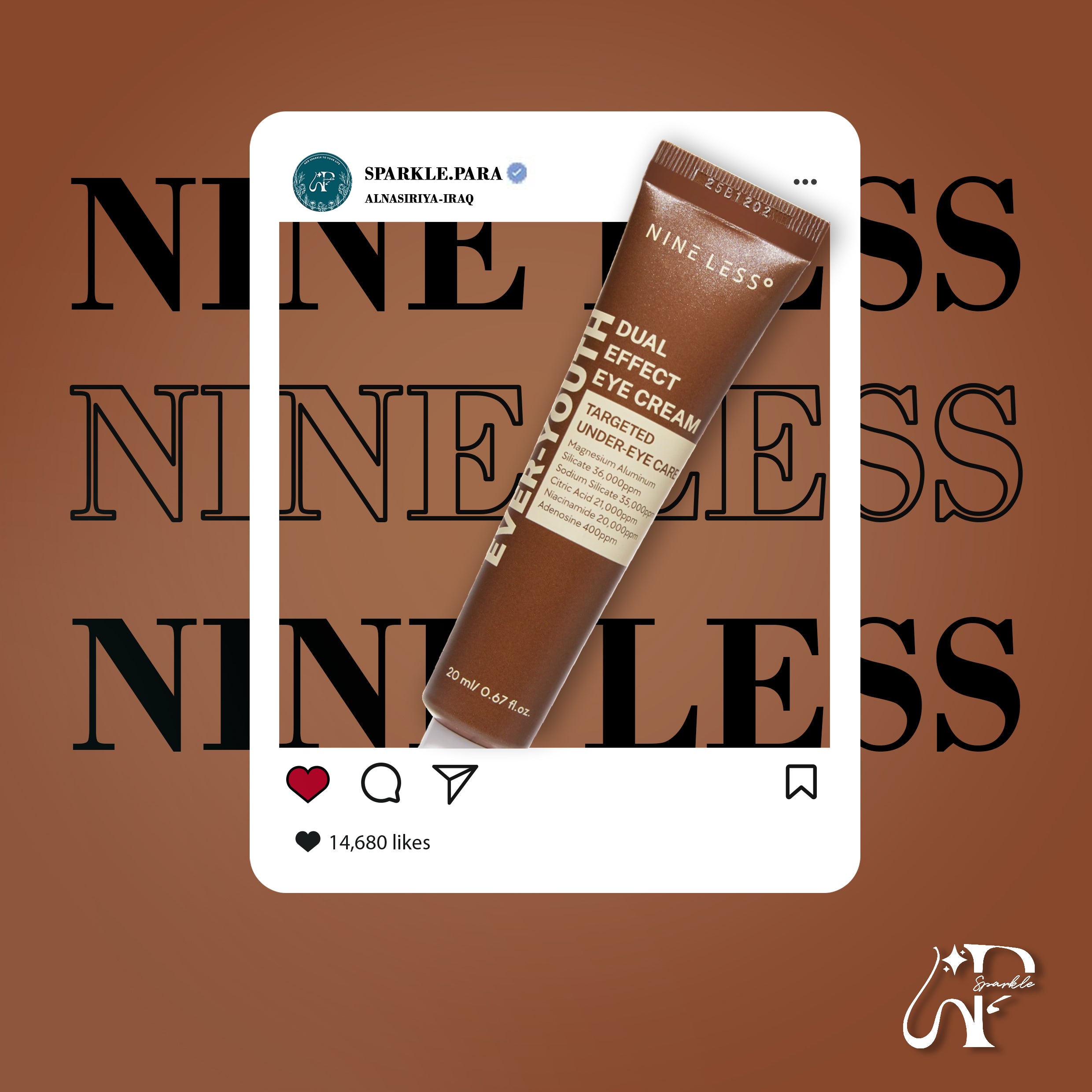 NINE LESS Ever-Youth Dual Effect Eye Cream