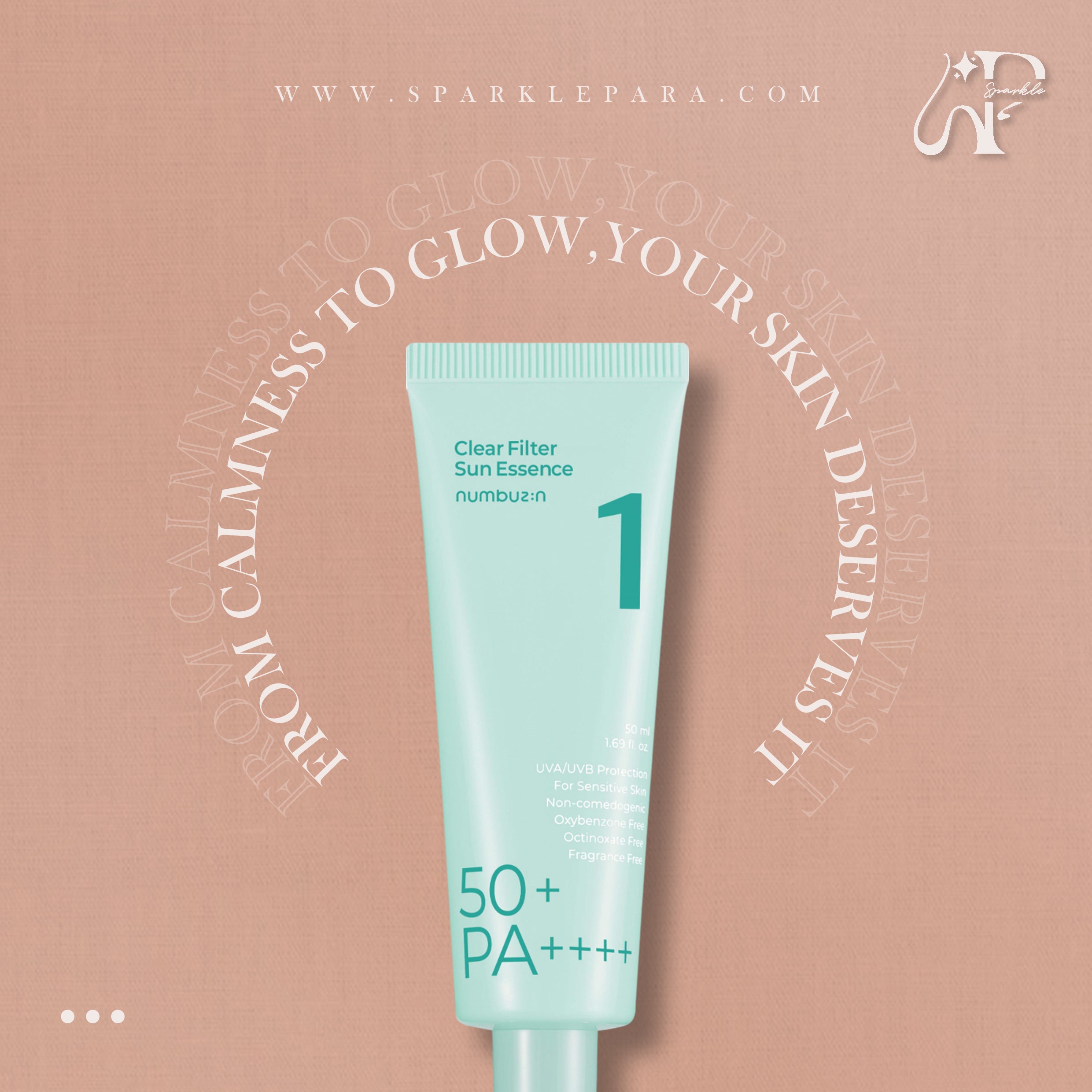 Numbuzin No. 1 Clear Filter Sun Essence SPF50+