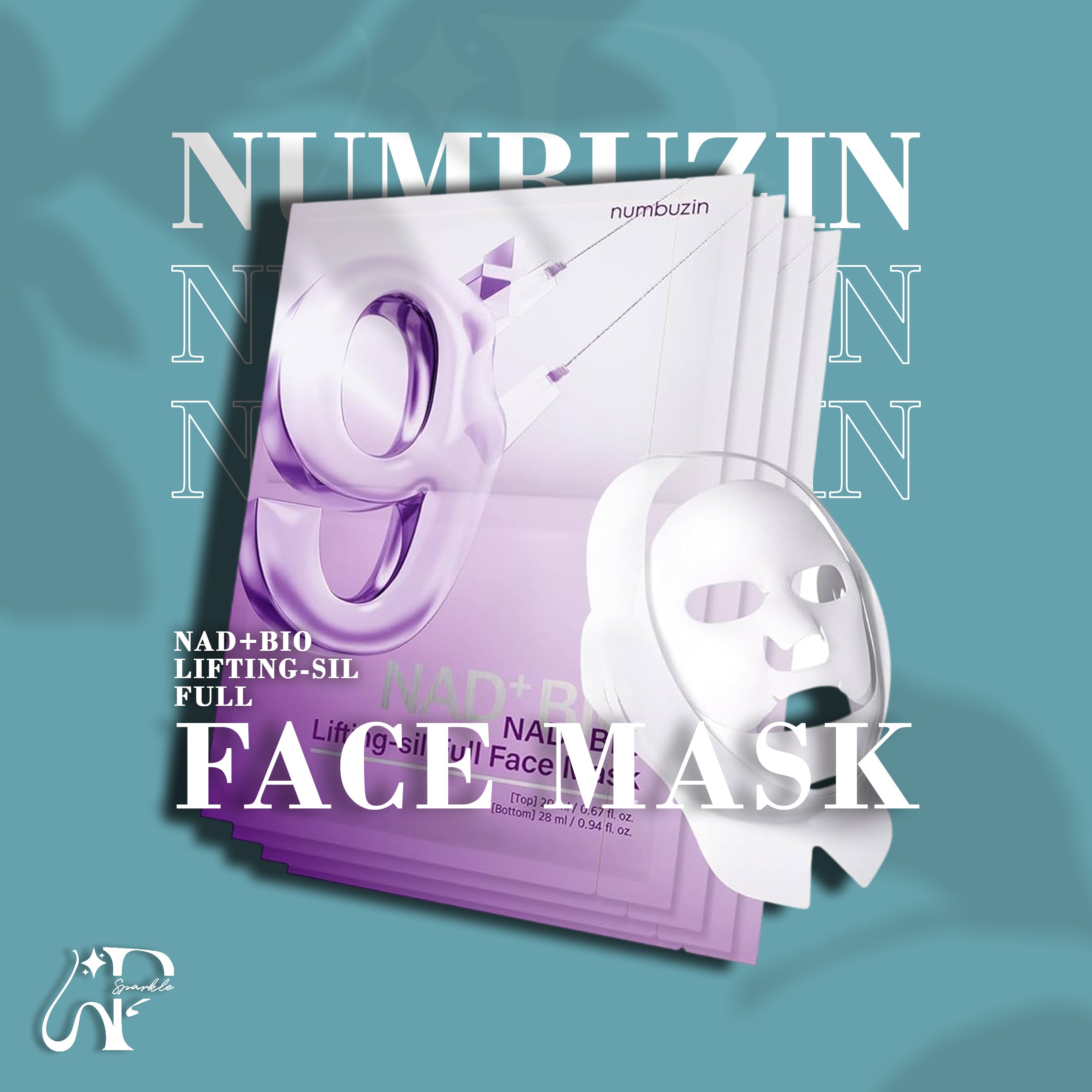 Numbuzin NAD+ Bio Lifting-Sil Full Face Mask