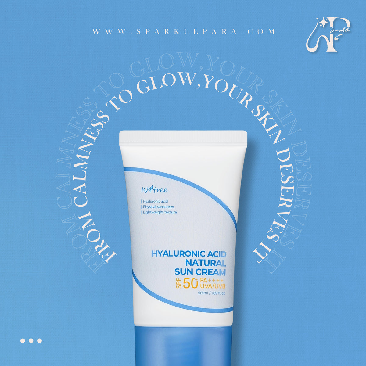 Isntree Hyaluronic Acid Natural Sun Cream SPF50+