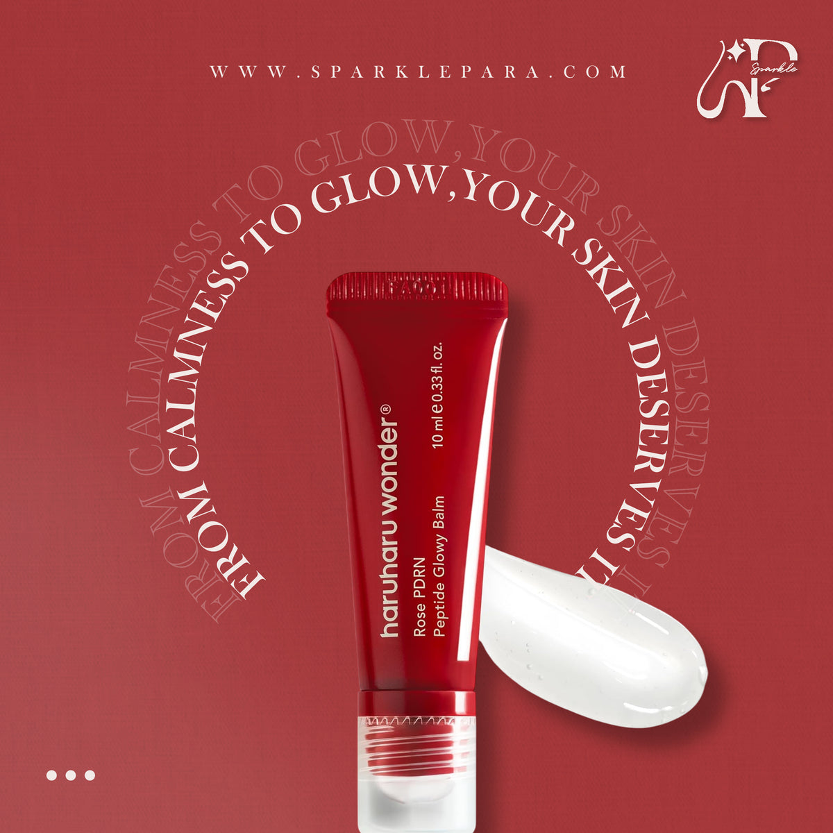 Haruharu wonder Rose PDRN Peptide Glowy Balm