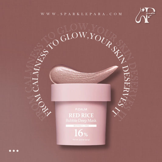 P.CALM, Red Rice Bubble Deep Mask‏