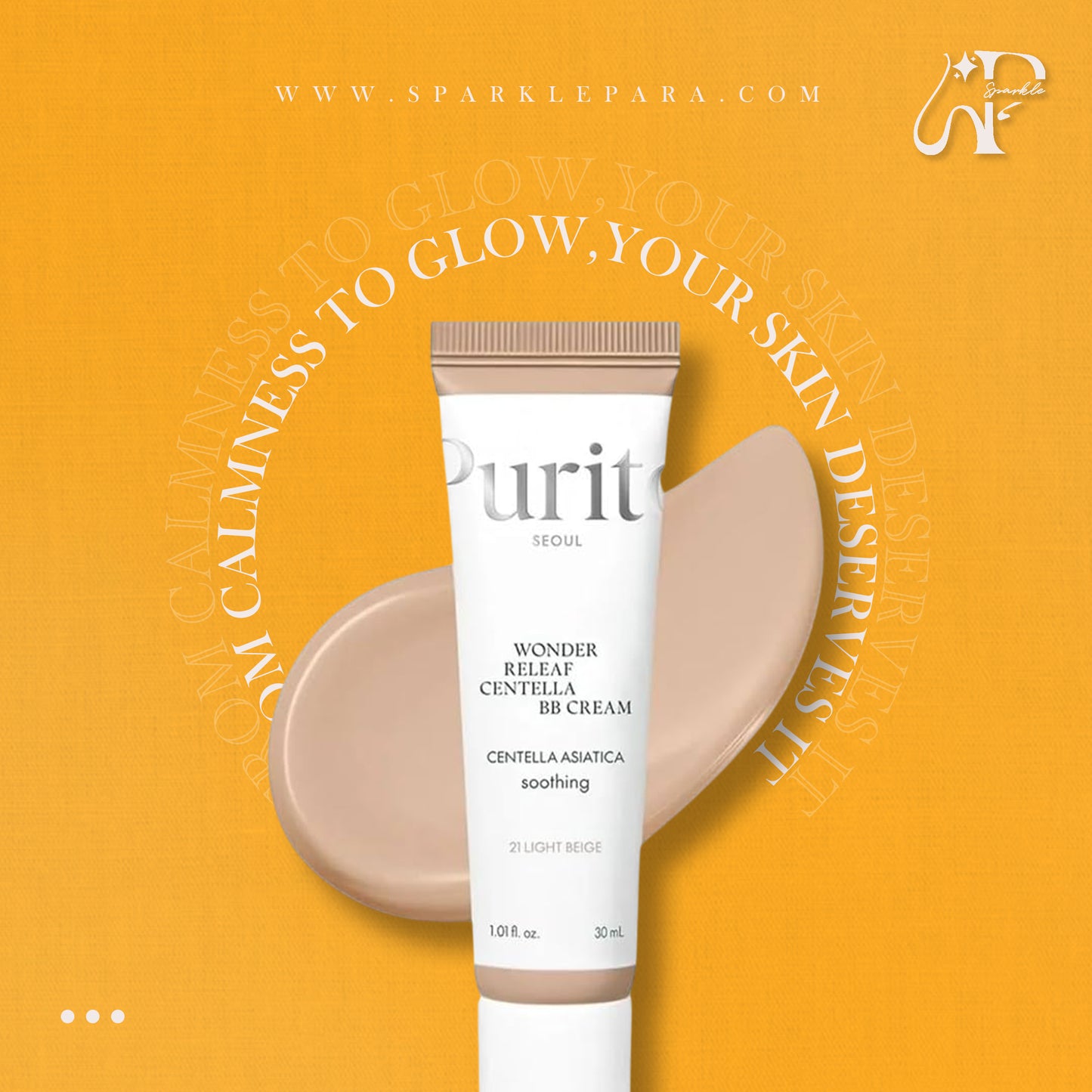 Purito Wonder Releaf Centella BB Cream #21 Light beige