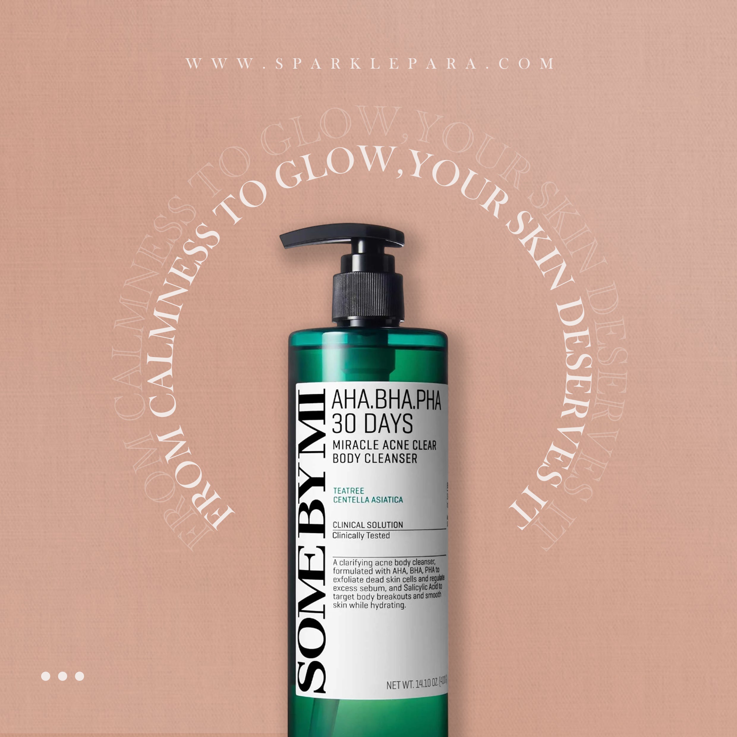SOME BY MI AHA BHA PHA 30 Days Miracle Acne Clear Body Cleanser ‏