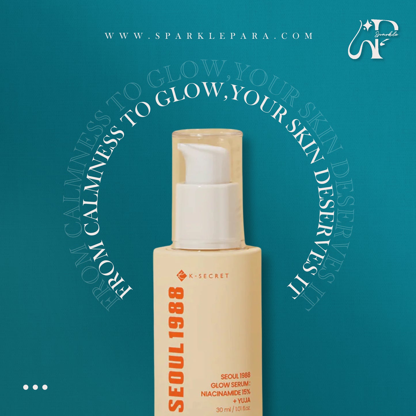 K-SECRET - SEOUL 1988 Glow Serum : Niacinamide 15% + Yuja 30ml‏