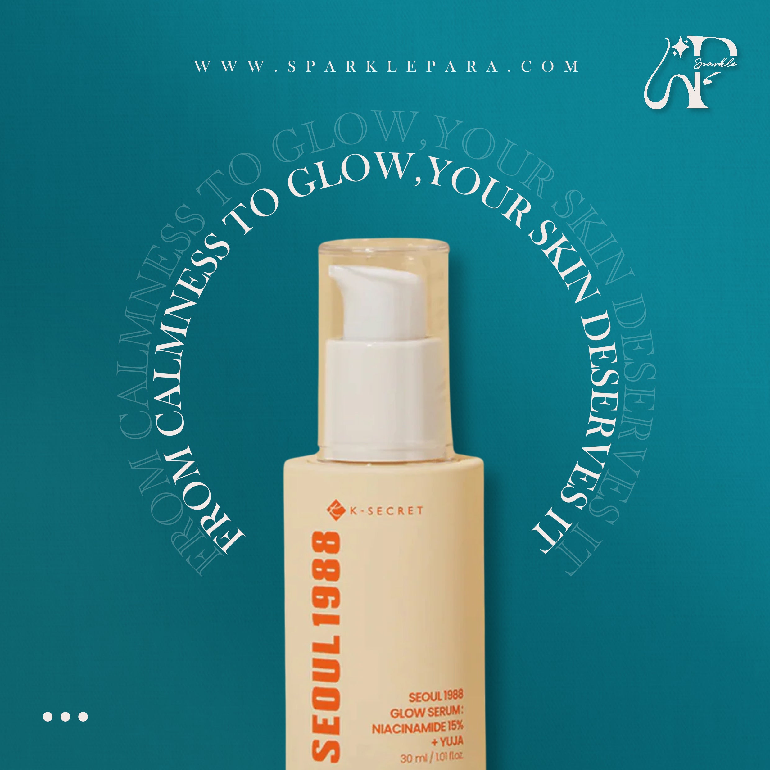 K-SECRET - SEOUL 1988 Glow Serum : Niacinamide 15% + Yuja 30ml‏