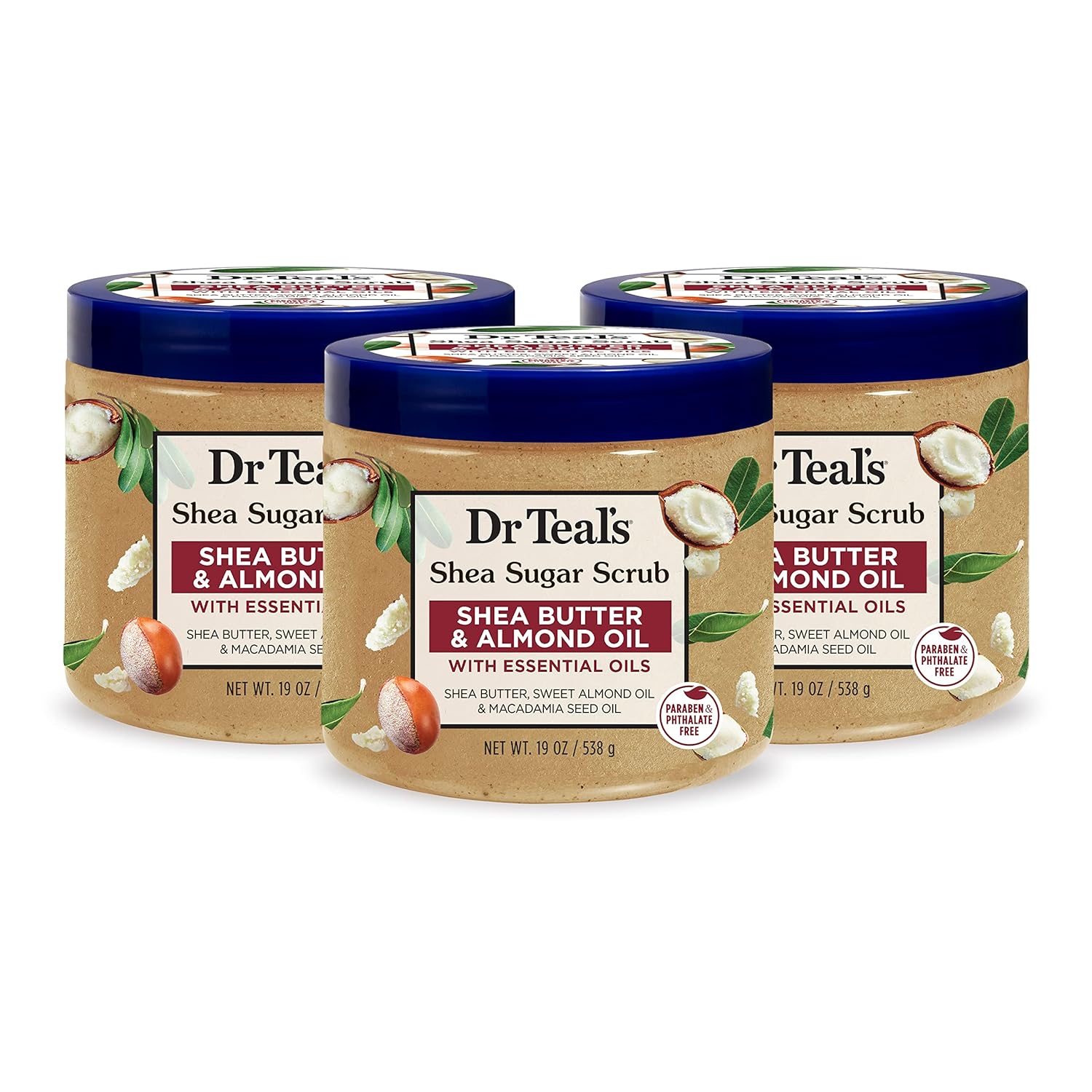 Dr Teal's Shea Sugar Body Scrub سكراب للجسم