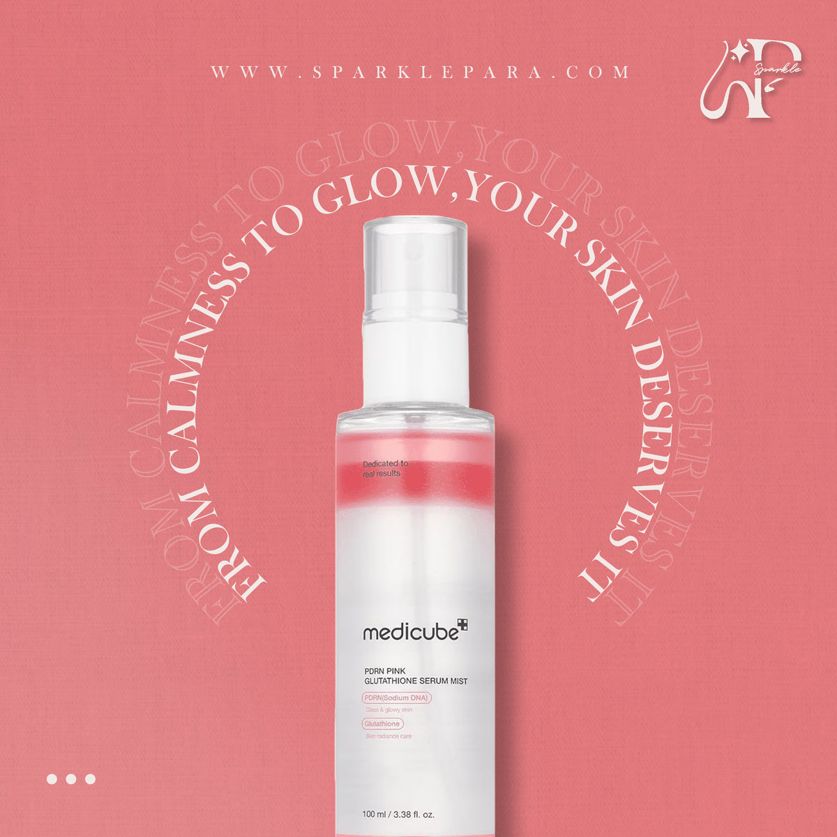 Medicube PDRN Pink Glutathione Serum Mist