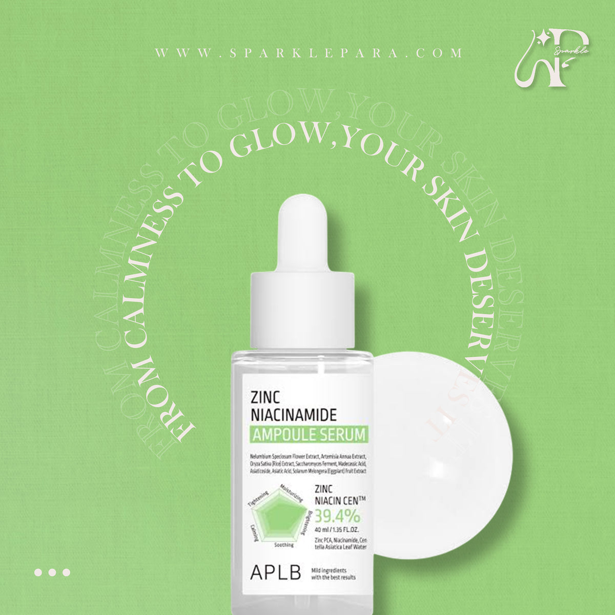 APLB Zinc Niacinamide Ampoule Serum