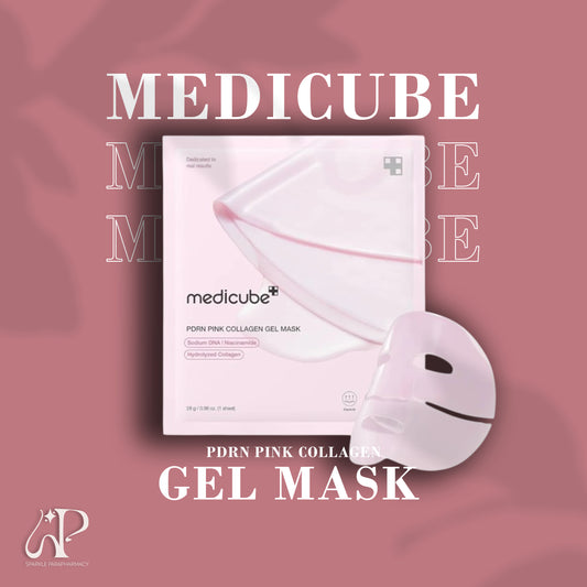 قناع جل الكولاجين الوردي من MEDICUBE PDRN
